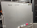 齐富90*120cm支架式白板写字板移动小黑板办公儿童家用教学画板双面磁性看板可擦写立式展示板会议 实拍图