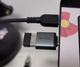 毕亚兹lighting耳机转Type-c转接头 适用苹果耳机转iphone17/16华为小米ipad平板笔记本无损听歌通话线控 实拍图