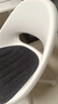宜家（IKEA）LOBERGET洛贝里特马尔夏转椅办公椅家用椅子靠背椅电脑椅 白色转椅+深灰椅垫 实拍图