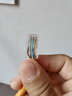 秋叶原（CHOSEAL）超六类非屏蔽水晶头 RJ45万兆工程级网络连接器 Cat6a类电脑8p8c网线接头 20个装 QS9095Z20 实拍图