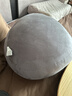 MUJI可当成腰垫使用的柔软靠垫 抱枕 腰托腰靠 炭灰色 35*35*35cm 实拍图