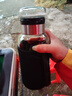 【送杯套】大容量加厚玻璃杯子便携杯茶水分离带杯套泡茶水杯 透明 1000ml吨吨桶 1只装 实拍图
