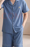 芬腾情侣睡衣纯棉短袖短裤夏季新款可外穿家居服套装软棉棉父亲节礼物 实拍图