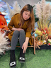 浪莎打底裤女春季棉条纹美腿显瘦光腿连裤袜薄款打底裤袜 深灰1条 实拍图