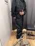 优衣库合作款男装女装宽腿工装裤休闲裤户外机能26春夏新款482883 09 黑色 M 晒单实拍图