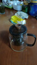 美斯尼 茶壶玻璃泡茶壶 加厚耐热玻璃泡茶器创意墨色玻璃功夫茶具 墨色壶 560mL 实拍图