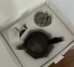 古德窑 茶壶泡茶壶茶水分离飘逸杯2025新款玻璃内胆一键过滤泡茶杯茶具 木璃烟灰款飘逸壶一壶四杯 650ml 实拍图