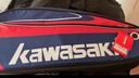 川崎（KAWASAKI）羽毛球包单肩背包网球包男女独立鞋袋羽毛球拍包8327蓝红 实拍图