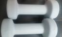Keep哑铃女男健身家用彩色浸塑环保手铃亚铃全身塑形岩石灰4kg*2 实拍图
