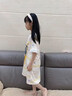 儿童睡裙女童2026新款夏款纯棉短袖宝宝女孩公主睡衣中大童家 81132 140 【童16码】身高135-145CM 实拍图