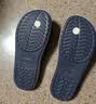 卡骆驰（CROCS）贝雅卡骆班运动拖鞋男鞋女鞋居家夹脚平底人字拖鞋|205393 深蓝/辣椒红-4CC 41 /42(260mm) 实拍图