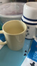 奶油色坐姿可爱帕恰狗马克杯子高颜值陶瓷杯ins风水杯家用 米白色直身小狗杯随机发 1个 350ml 实拍图