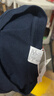 【京东直采】200g纯棉t恤男女短袖26新款纯棉打底衫内搭t恤 藏青（短袖） 2XL （140-155斤） 实拍图