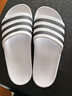 阿迪达斯七夕男女鞋 游泳系列 ADILETTE AQUA 运动拖鞋 F35539 白色 40.5 实拍图