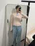 小野和子立领防晒衣女款防紫外线夏季新款防晒服冰丝外套 冰雾粉 XS 实拍图