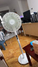 美的（Midea）【幸运草安睡1S】一级能效直流变频声控电风扇家用遥控卧室静音落地扇台式桌面抗菌大风力转页扇 实拍图