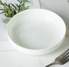 陶相惠盘子陶瓷菜盘釉下彩家用深盘汤盘8英寸纯白微波炉骨瓷盘子2只装 实拍图