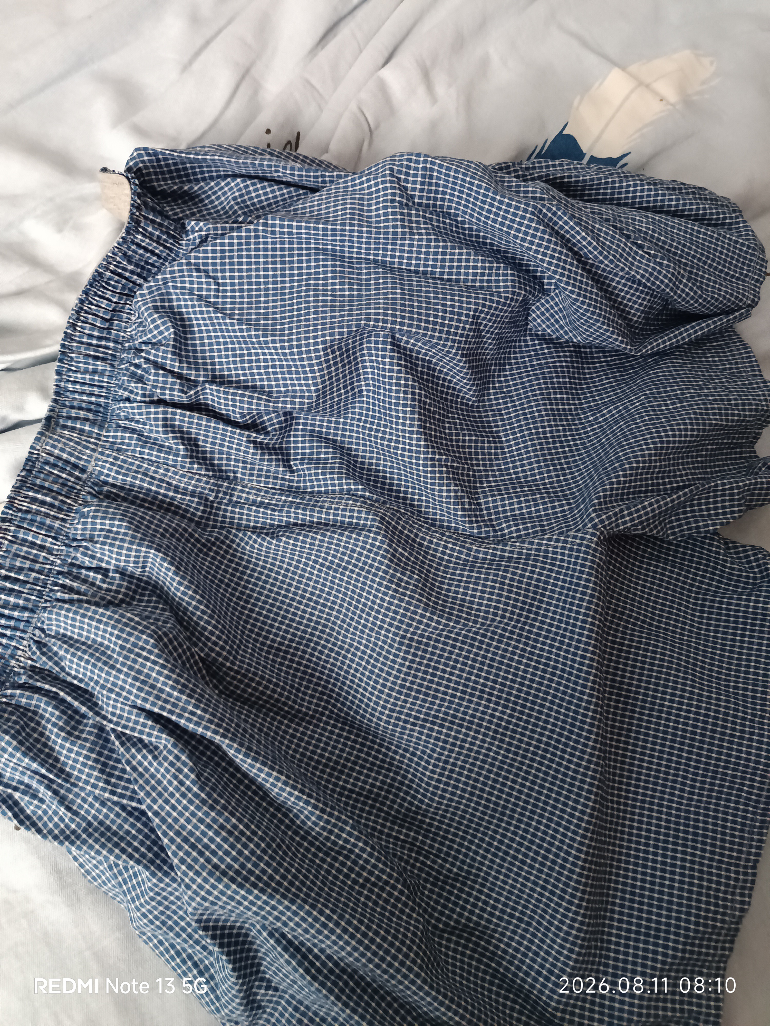 BXMAN超大码男士内裤男平角裤纯棉梭织阿罗裤宽松家居裤 CH855 XXXXL 实拍图