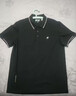 斐乐 斐乐官方男装针织短袖POLO衫夏季休闲凉感商务休闲上衣 B款-正黑色BK 2XL 185/104A/XXL 实拍图