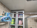 MYMOODHOUSE伸缩晾衣杆免打孔窗帘杆浴室浴帘杆衣橱柜挂衣支撑杆可伸缩晾衣架 实拍图