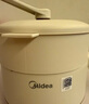 美的（Midea）电煮锅 小电锅 电蒸锅 宿舍小锅多功能锅辅食锅 1.6L学生寝室一体泡面小火锅电煮锅XZE2017 配蒸笼 实拍图