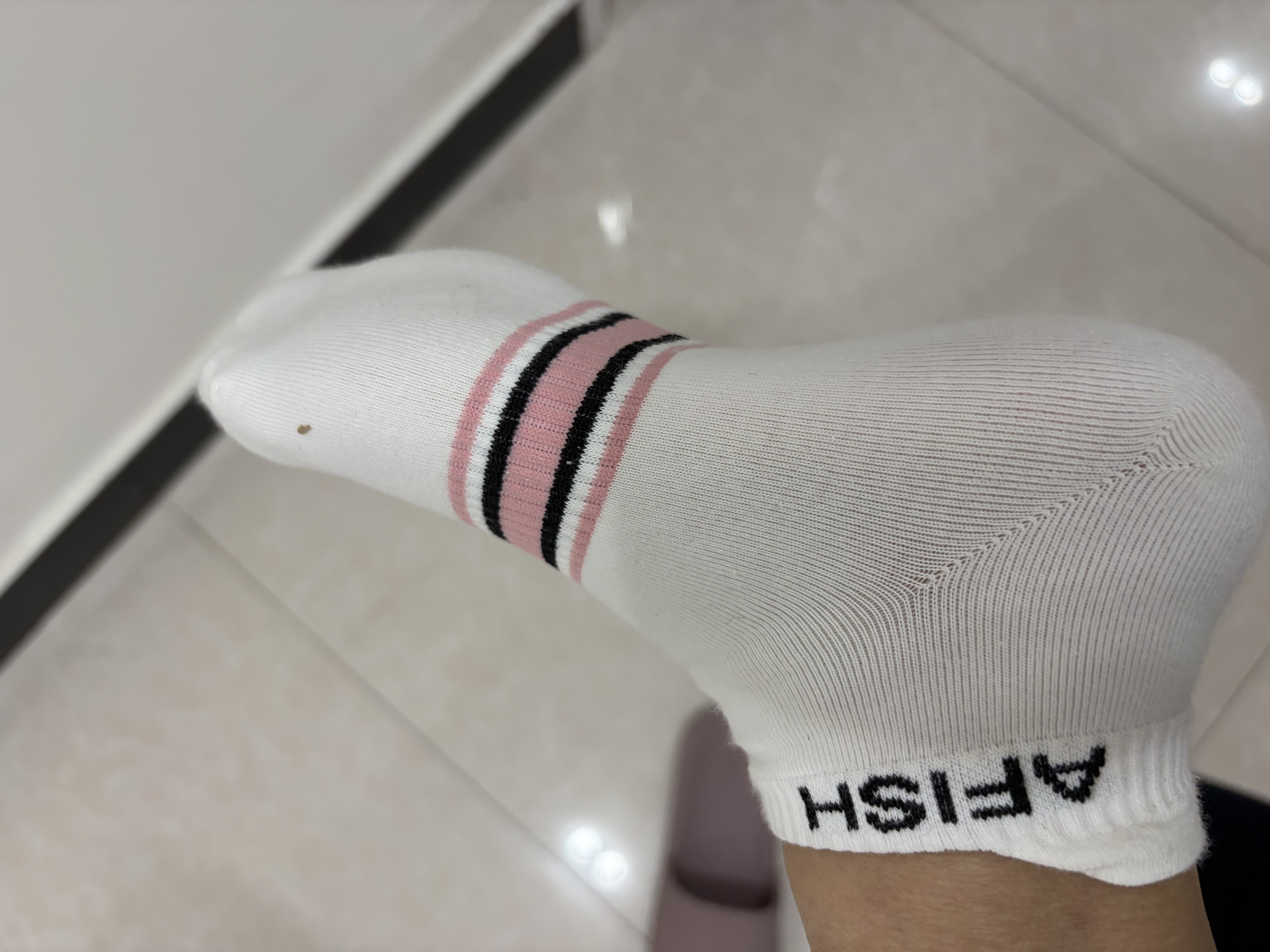 一只鱼袜子女7A级抗菌防臭中筒短袜秋冬季休闲运动棉袜 5双装 实拍图