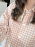MUJI[自营限定款]女士无侧缝 双层纱织睡衣 纯棉家居服 浅粉红色 L 实拍图