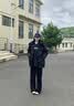 波司登（BOSIDENG）冬季羽绒90绒鹅绒极寒羽绒服女士加厚连帽商场同款时尚百搭外套 冰穹提花黑|9CW3 S 160/84A 体重约100-110斤 实拍图