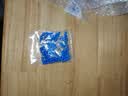 GEIYURIC C45空气开关插针插片紫铜镀银冷压接线端子铜鼻子线耳接线连接器 6平方50只(配护套） 实拍图
