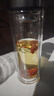 【京东物流配送】高硼硅双层玻璃杯大容量泡茶杯水杯子茶水分离杯 【双层加厚】茶杯350ml1只 实拍图