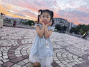 戴维贝拉（DAVE＆BELLA）儿童裙子2026夏装新款小童公主裙女童网纱连衣裙女宝宝背心裙童裙 蓝白条纹【现货】 120 cm（建议身高110-120cm） 实拍图