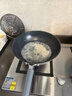 三禾0涂层炒锅无涂层不粘锅钛钢不锈钢电磁炉通用炒菜锅30cmLC30S16 实拍图