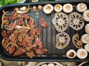 小熊（Bear）烤肉电烤盘 烤肉锅家用 轻烟烤串烤肉 一体多功能锅 不沾可拆电烧烤炉 DKL-Y15C1 实拍图