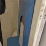 得力（deli）9英寸(高23cm)金属铁桌面书立置物架书收纳桌上书架 书籍挡靠夹2片/ 办公学习用品 蓝色9263 实拍图