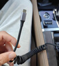 绿联车载弹簧伸缩充电线PD100W双头Type-C数据线CarPlay适用华为荣耀超级快充小米苹果17/16/15平板 实拍图