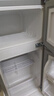 志高（CHIGO）小冰箱迷你小型家用冷藏冷冻两用宿舍出租房用双门办公室电冰箱节能省电 【一级能效】58L银色【全国联保丨节能省电】 实拍图