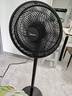美的（Midea）【超级单品】七叶轻音立式电风扇家用柔风落地扇台式桌面小型风扇大风量节能摇头宿舍电扇 SAF30AB 实拍图