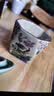 仿宋汝窑金鸡报晓八方杯单杯中式复古陶瓷茶杯高档主人杯品茗杯子 缠枝莲-梅兰竹菊  【八方杯-160ml】 实拍图