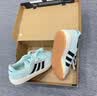 adidas 面包鞋 GRAND COURT BASE 00s休闲板鞋平底鞋男女阿迪达斯 薄荷绿/黑色/汉玉白   42.5 实拍图