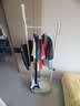 全品屋衣架落地立式衣帽架挂衣架晾家用可移动带轮衣服卧室宿舍收纳架子 【清仓处理】【家居风奶油白】 收纳置物篮-长60cm 实拍图
