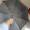 C'mon全自动雨伞三折防风加固男士商务折叠自动伞 神秘灰 实拍图