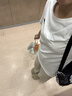 优衣库常规款女装麻混纺舒适长裤/休闲裤26春夏新款482246 30 浅米色 M 实拍图