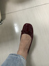 热风浅口单鞋女鞋春季新款法式方头平底单鞋百搭外穿玛丽珍鞋子通勤鞋 05红色(亮面款)H07W25508 预售6.23发货 37 实拍图