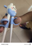 光多拉 儿童筷子训练筷2-3-6岁虎口训练筷宝宝学习筷指环辅助筷两用蓝色 实拍图