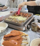 美的（Midea）电火锅鸳鸯锅电煮锅火锅专用锅多功能锅料理烤肉锅分体式多功能一体电锅0氟钛陶HGS352866S 实拍图