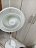 美的（Midea）【幸运草安睡1S】一级能效直流变频声控电风扇家用遥控卧室静音落地扇台式桌面抗菌大风力转页扇 实拍图