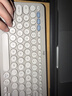 罗技（Logitech）时尚系列K390无线蓝牙键盘 超薄便携  K380升级版 沙色 79键 实拍图