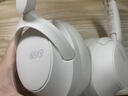 QCY H3S 头戴式-56dB主动降噪【双金标+A级降噪认证】7麦蓝牙耳机无线有线游戏低延迟超长续航 白色 实拍图
