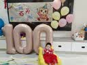 仕彩马宝宝满月百天拍照道具装饰布置仪式婴儿在家100宝宝拍照背景墙 实拍图