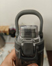 乐扣乐扣（LOCK&LOCK）人鱼线塑料运动水杯夏天便携水壶带刻度提手男女水杯子520ML灰色 实拍图